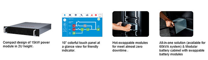 DPH series 15-105kVA UPS 