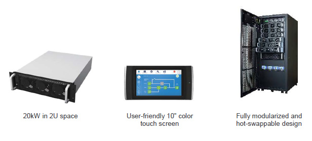 UPS DPH Series 20-120kVA - features