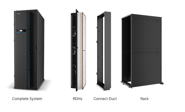 Rear Door Heat Exchanger (RDHx), CoolDoor 30/50 kW Complete System