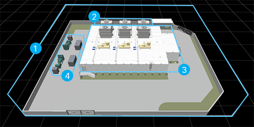 DCIM Module - BIM 3D, Monitoring and Management